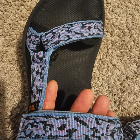 Teva Women's Hydratek Sandal size 6 in Vibe Blissful Blue - Picture 6 of 6